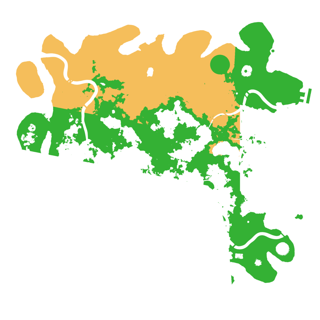 Biome Rust Map: Procedural Map, Size: 4320, Seed: 6738