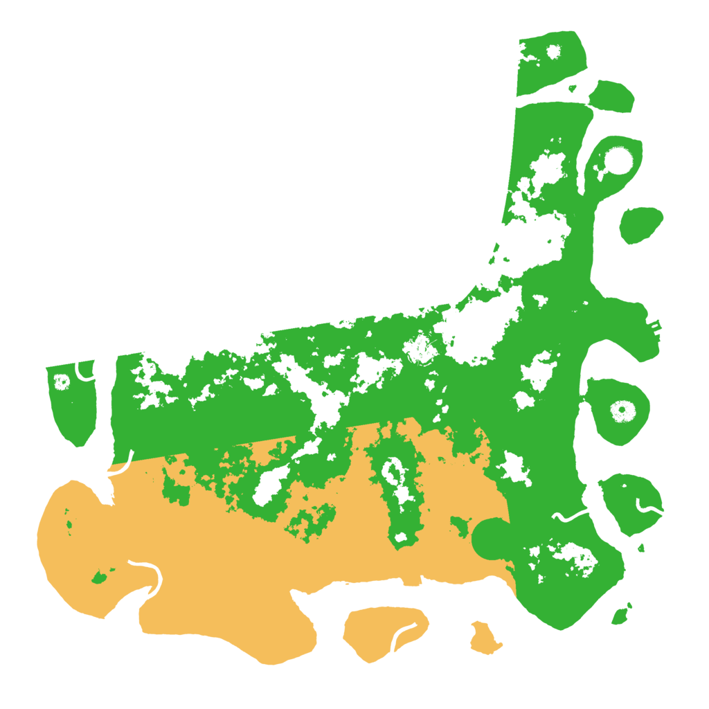 Biome Rust Map: Procedural Map, Size: 4500, Seed: 1048895422