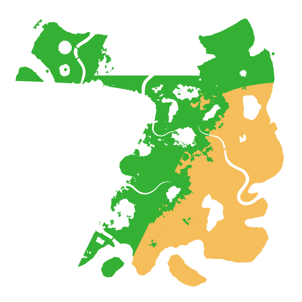 Biome Rust Map: Procedural Map, Size: 4000, Seed: 1337311679