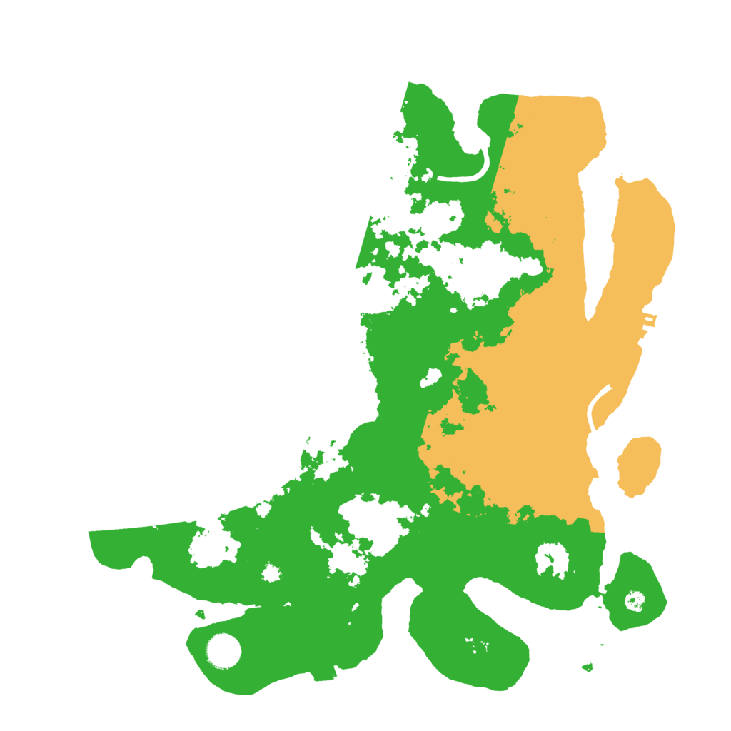Biome Rust Map: Procedural Map, Size: 3700, Seed: 759054117