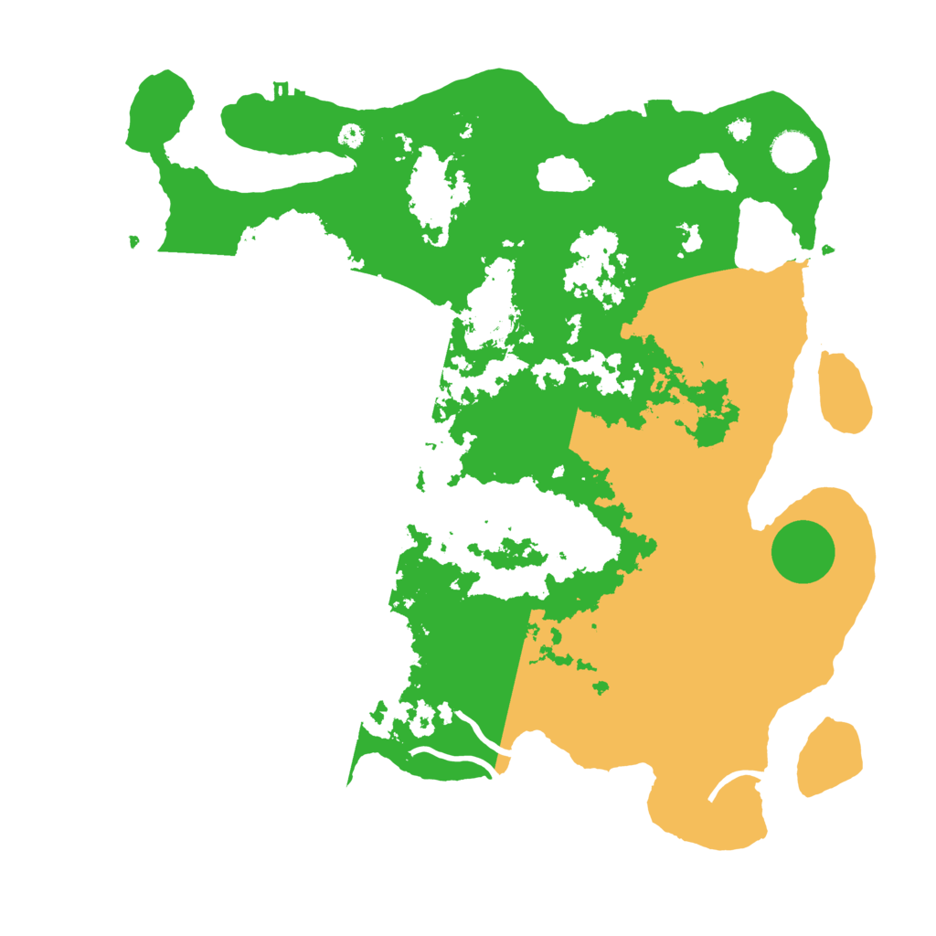 Biome Rust Map: Procedural Map, Size: 3900, Seed: 1000