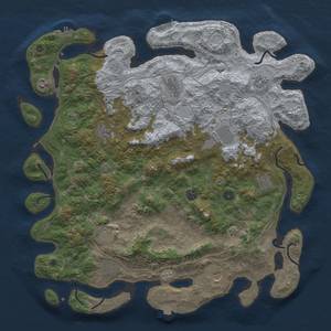 Thumbnail Rust Map: Procedural Map, Size: 4750, Seed: 788491044, 19 Monuments