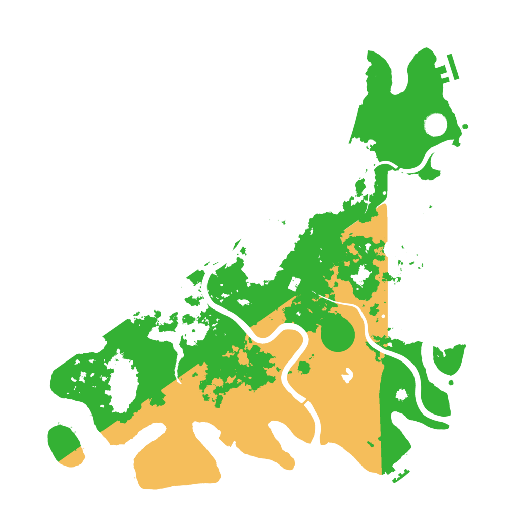 Biome Rust Map: Procedural Map, Size: 4000, Seed: 14667