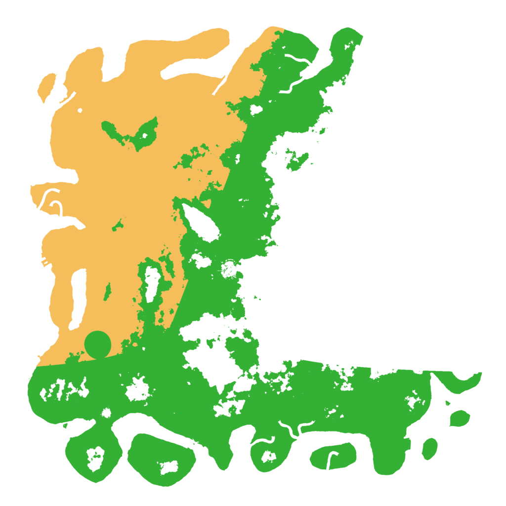 Biome Rust Map: Procedural Map, Size: 5000, Seed: 1964210433