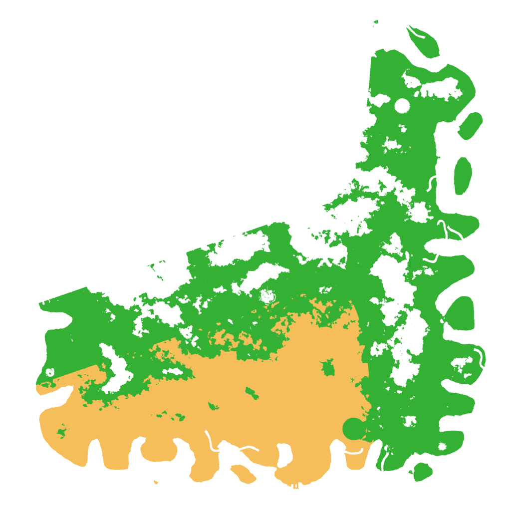 Biome Rust Map: Procedural Map, Size: 6000, Seed: 327174855