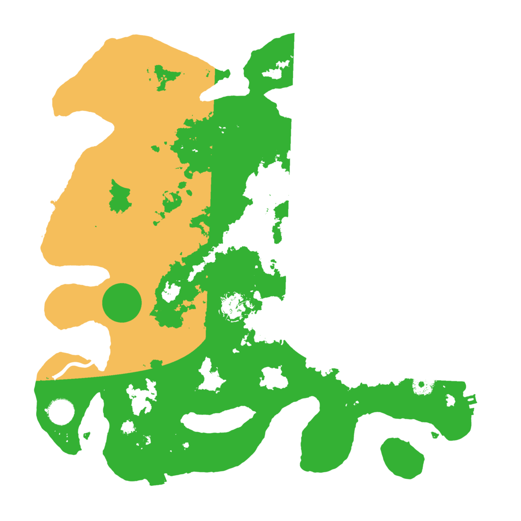 Biome Rust Map: Procedural Map, Size: 3500, Seed: 958063365