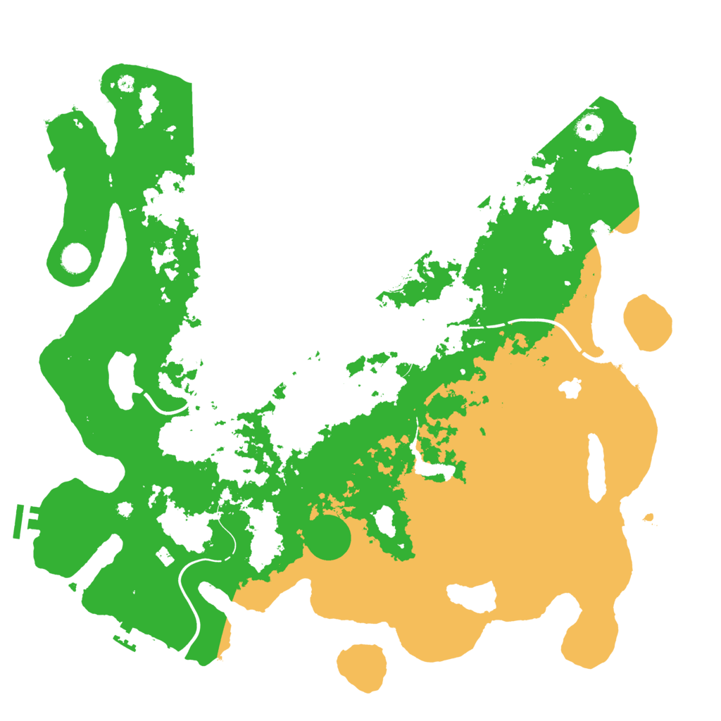 Biome Rust Map: Procedural Map, Size: 4250, Seed: 3283754