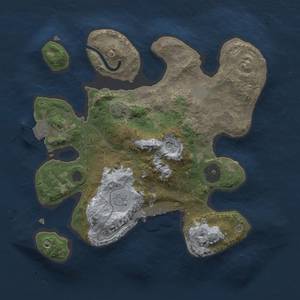 Thumbnail Rust Map: Procedural Map, Size: 2500, Seed: 426104527, 7 Monuments