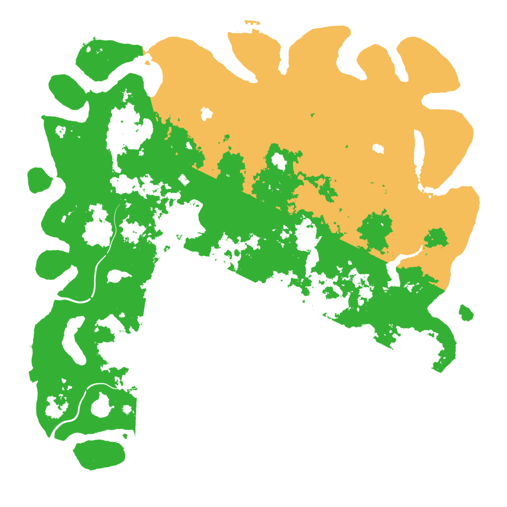 Biome Rust Map: Procedural Map, Size: 5000, Seed: 1995415746