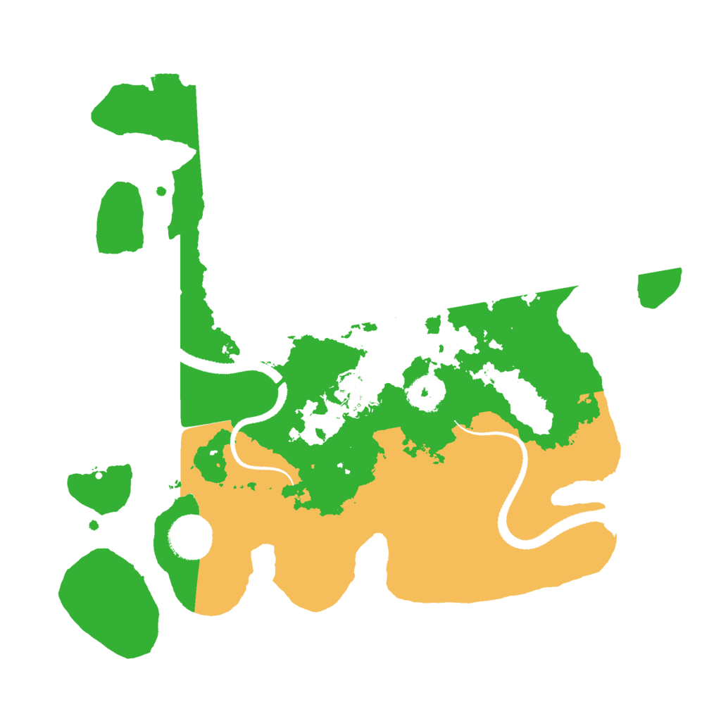 Biome Rust Map: Procedural Map, Size: 3000, Seed: 1915595632