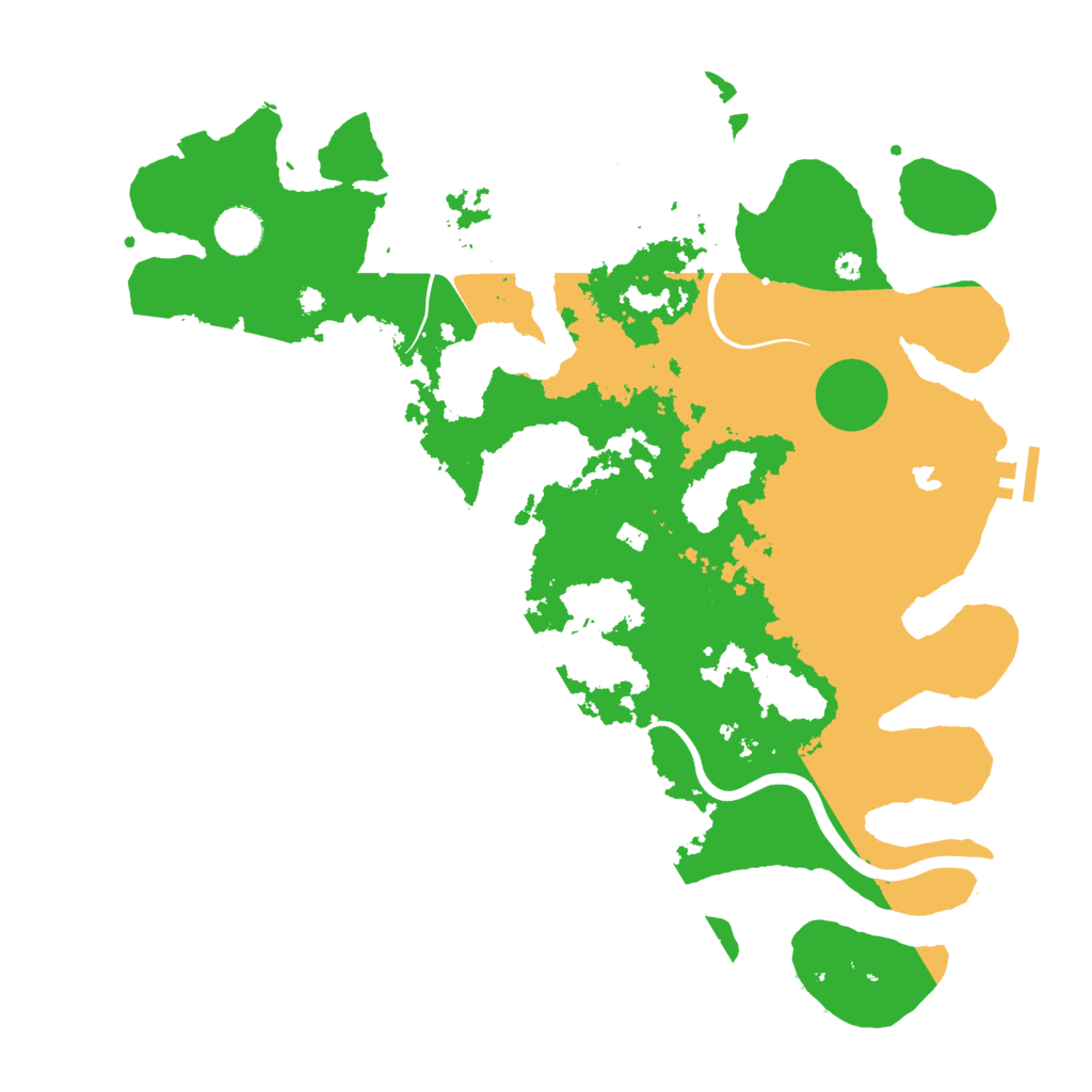 Biome Rust Map: Procedural Map, Size: 4000, Seed: 1293611768