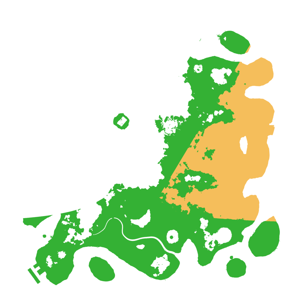 Biome Rust Map: Procedural Map, Size: 3500, Seed: 1373998687