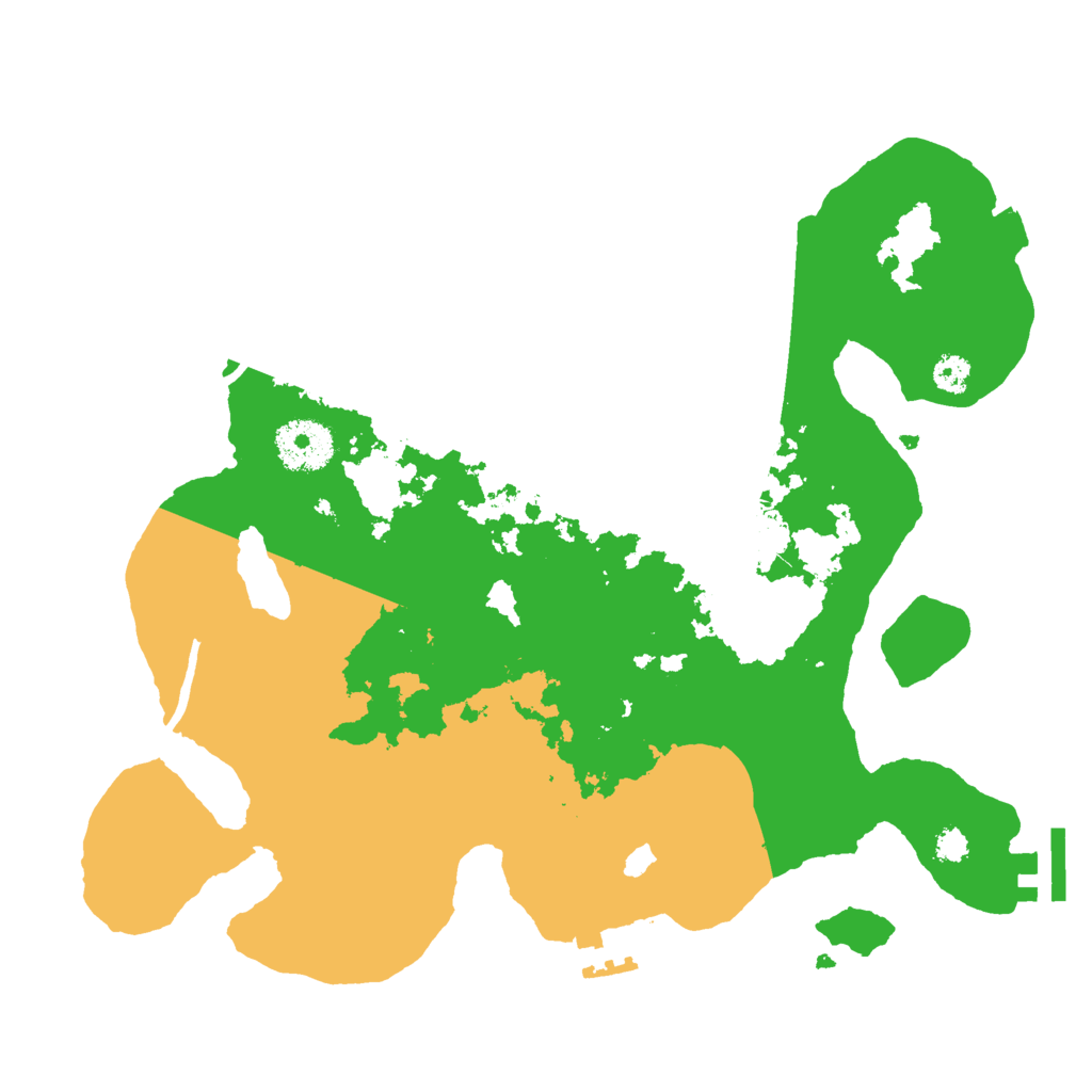 Biome Rust Map: Procedural Map, Size: 3000, Seed: 669215818