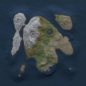 Thumbnail Rust Map: Procedural Map, Size: 2001, Seed: 310432759, 4 Monuments