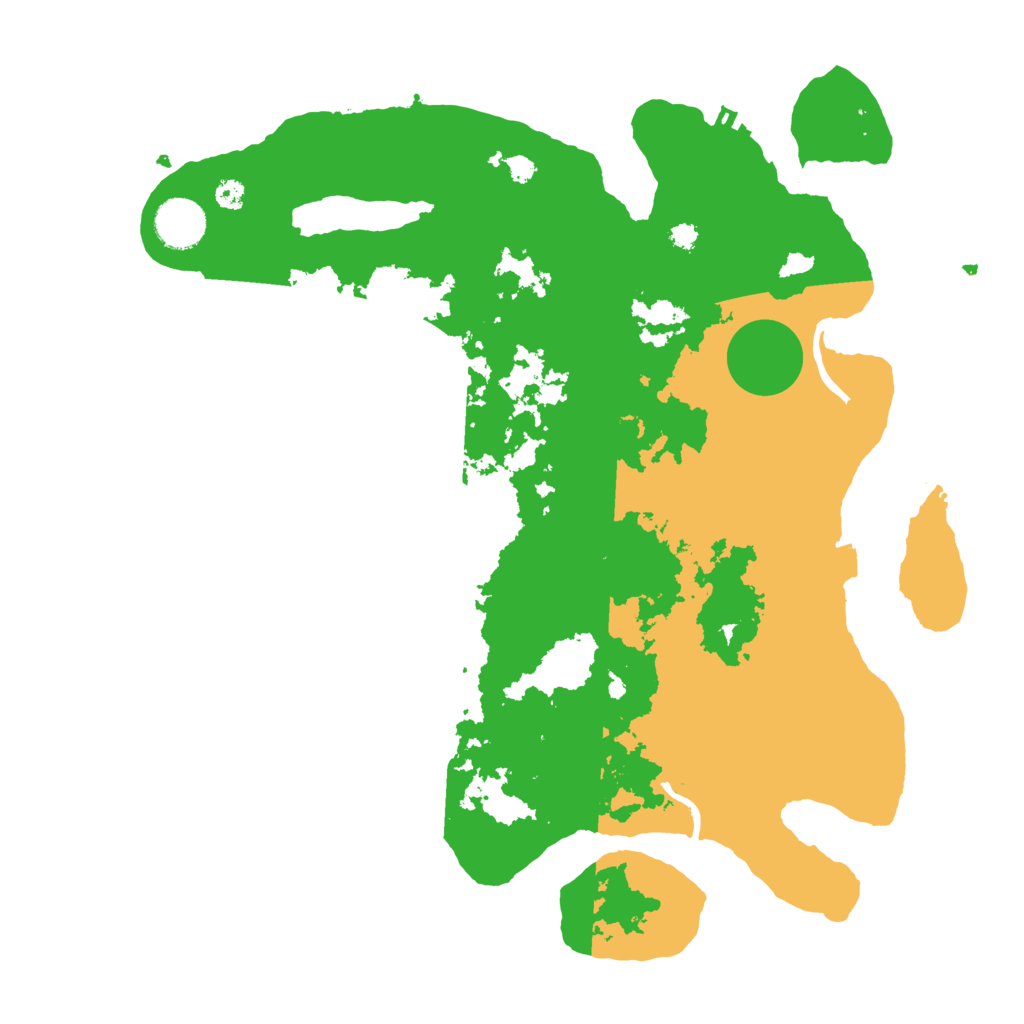 Biome Rust Map: Procedural Map, Size: 3550, Seed: 7583762