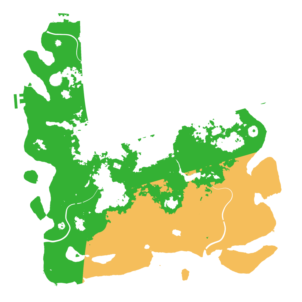 Biome Rust Map: Procedural Map, Size: 4250, Seed: 213028100