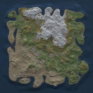 Thumbnail Rust Map: Procedural Map, Size: 4250, Seed: 567677670, 19 Monuments