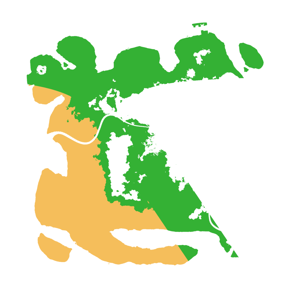 Biome Rust Map: Procedural Map, Size: 3000, Seed: 1316056317