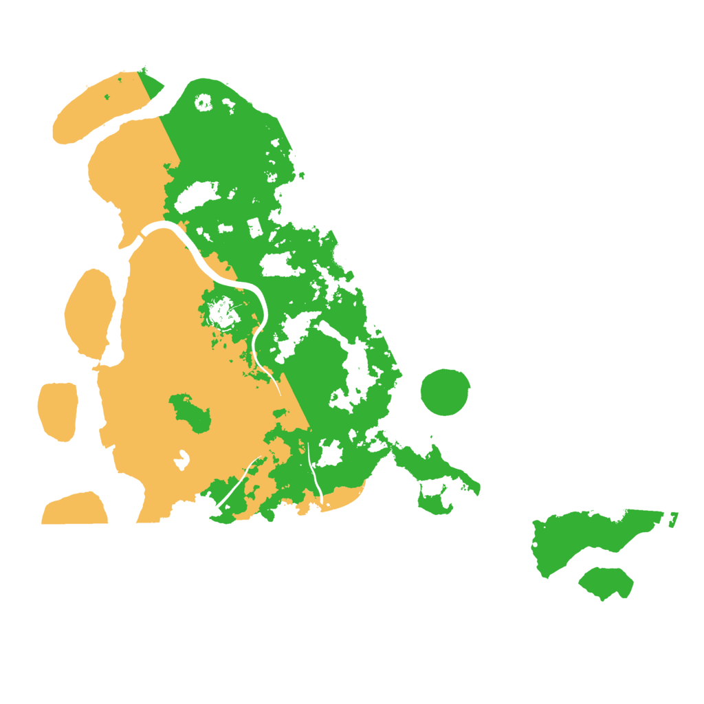 Biome Rust Map: Procedural Map, Size: 4000, Seed: 8388
