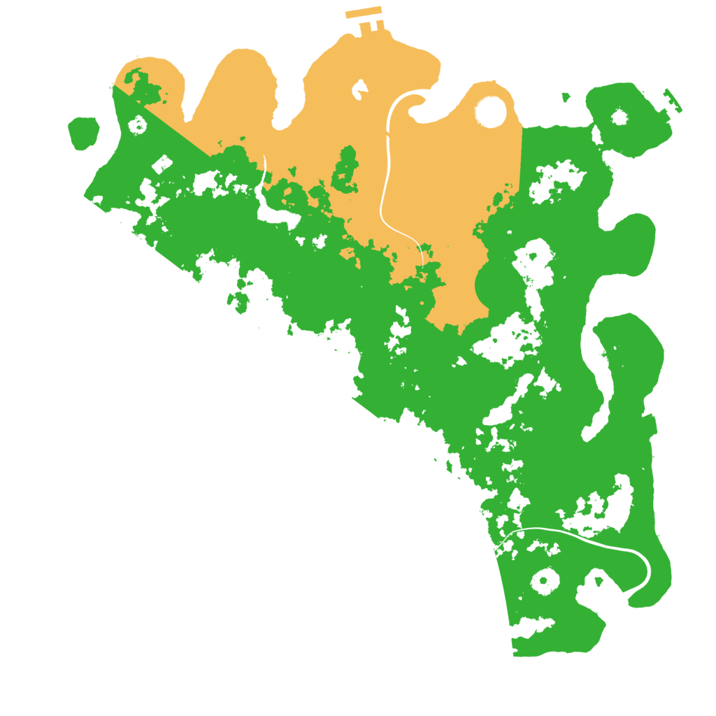 Biome Rust Map: Procedural Map, Size: 4000, Seed: 485786618