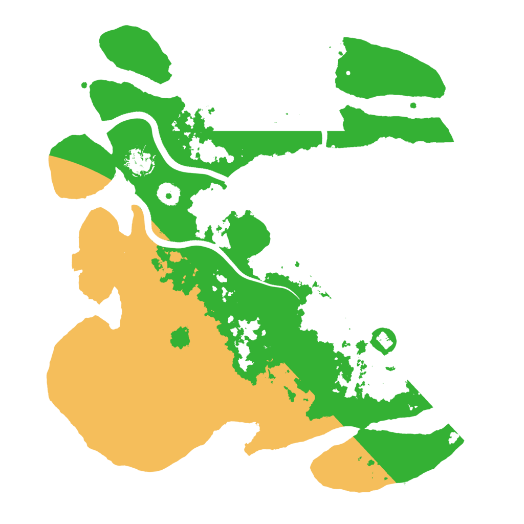 Biome Rust Map: Procedural Map, Size: 3500, Seed: 1675308193