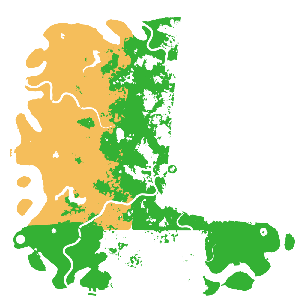 Biome Rust Map: Procedural Map, Size: 6000, Seed: 1461431881