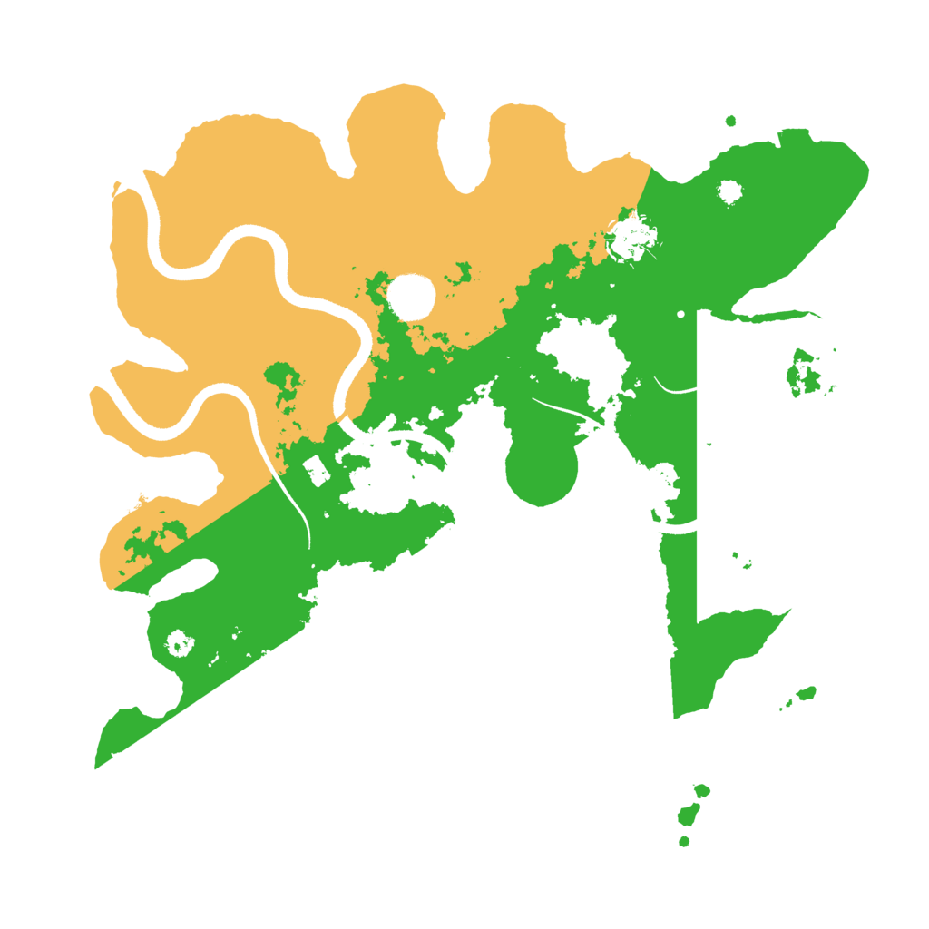 Biome Rust Map: Procedural Map, Size: 3500, Seed: 851209409