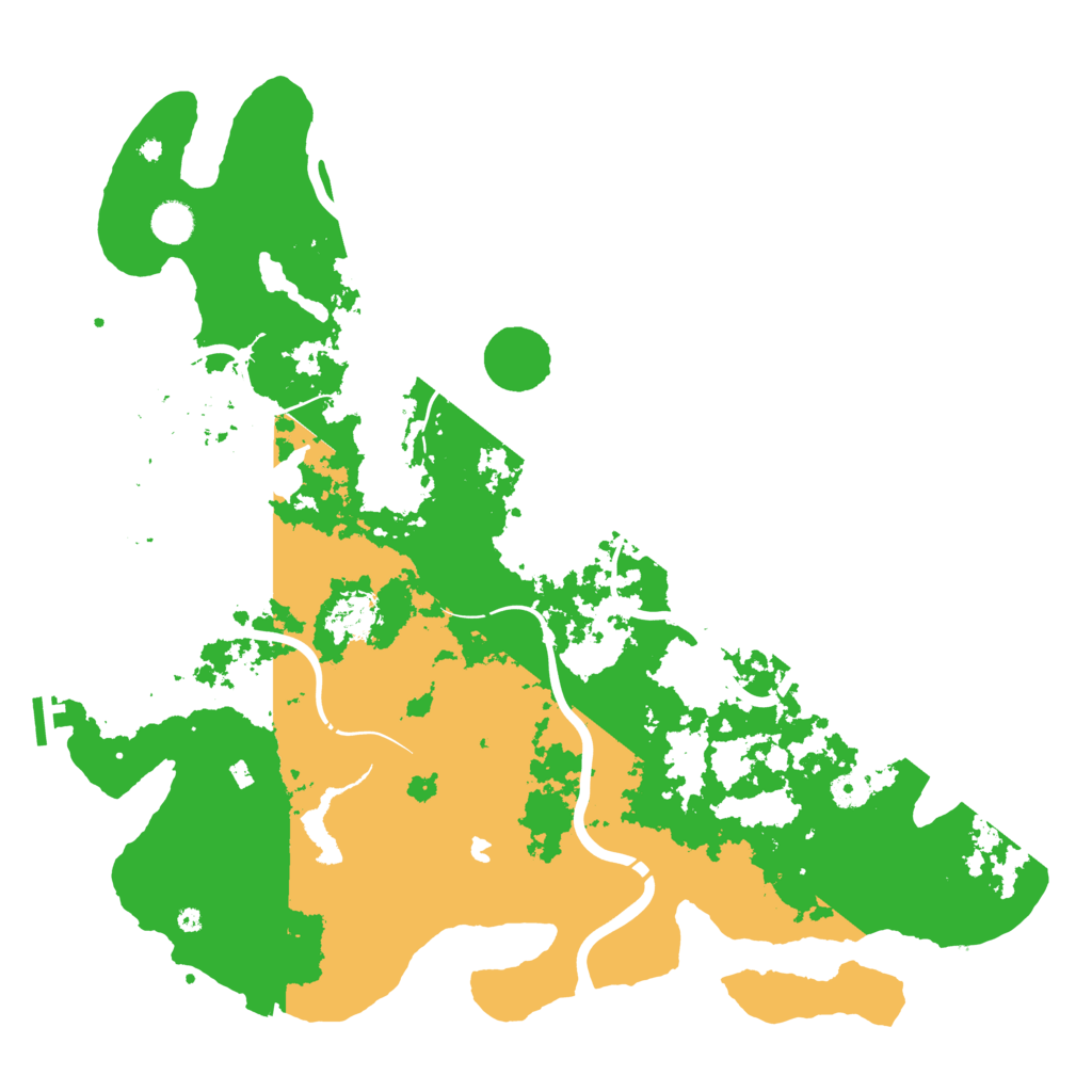 Biome Rust Map: Procedural Map, Size: 4500, Seed: 64890468
