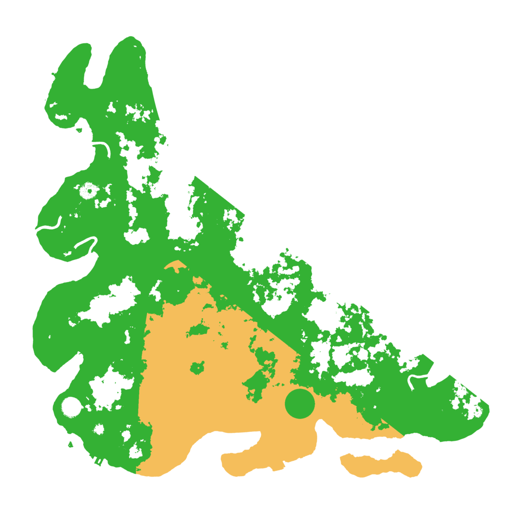 Biome Rust Map: Procedural Map, Size: 4500, Seed: 64890468