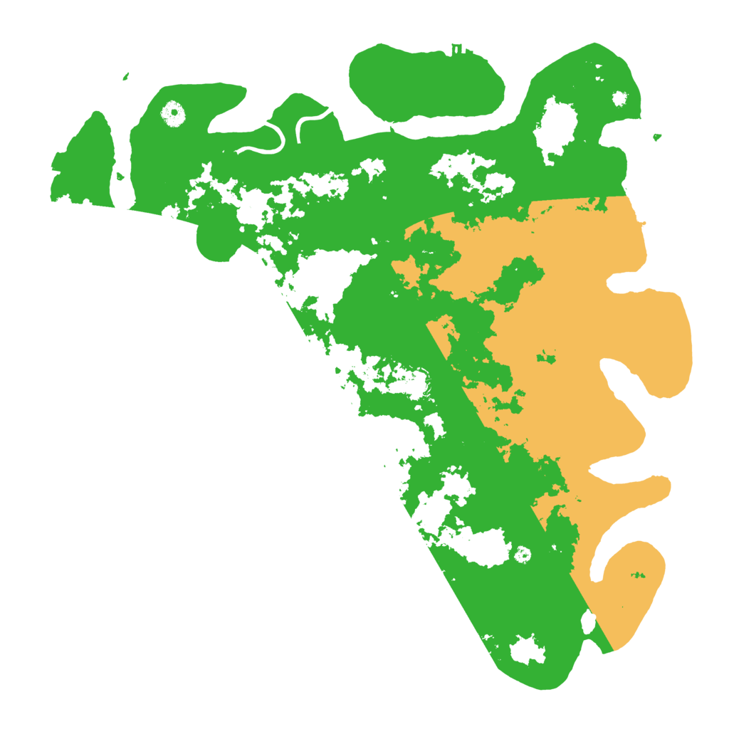 Biome Rust Map: Procedural Map, Size: 4500, Seed: 152854707