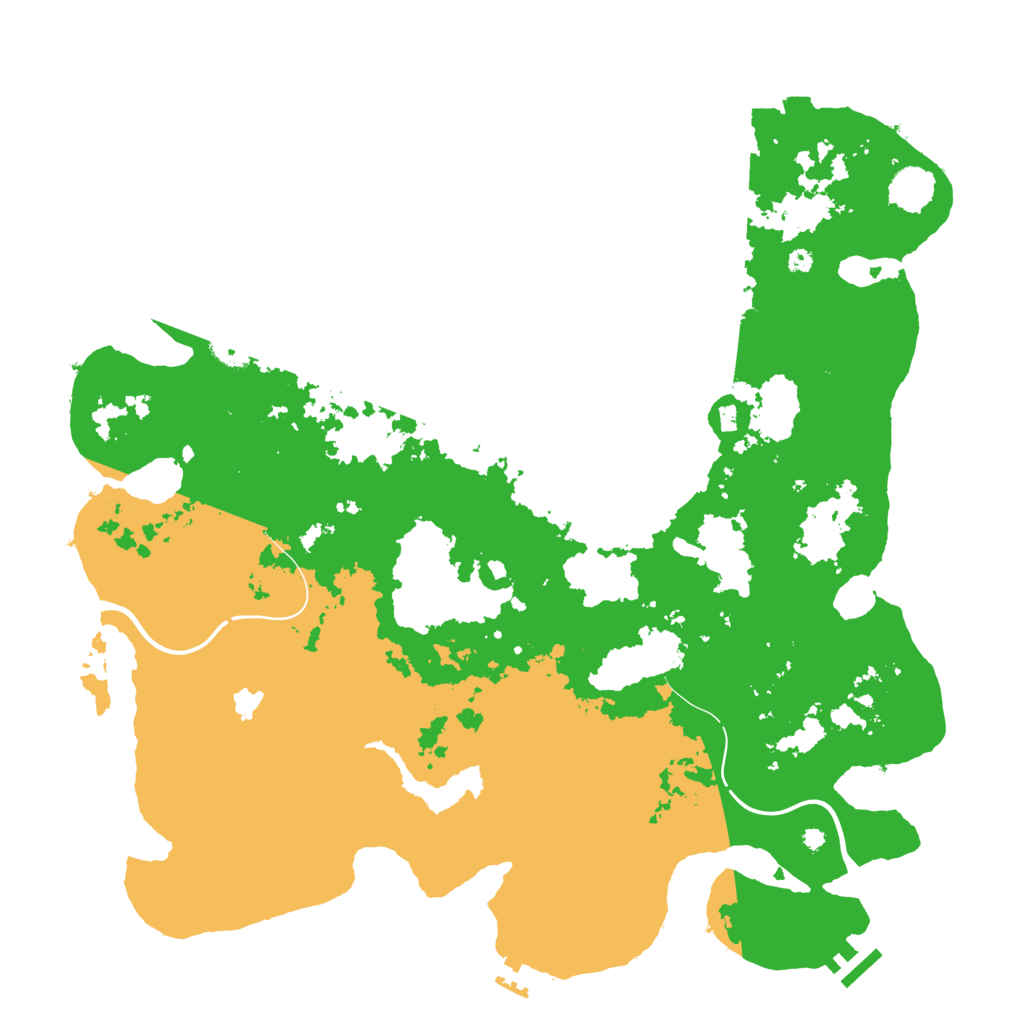 Biome Rust Map: Procedural Map, Size: 4250, Seed: 1246778025