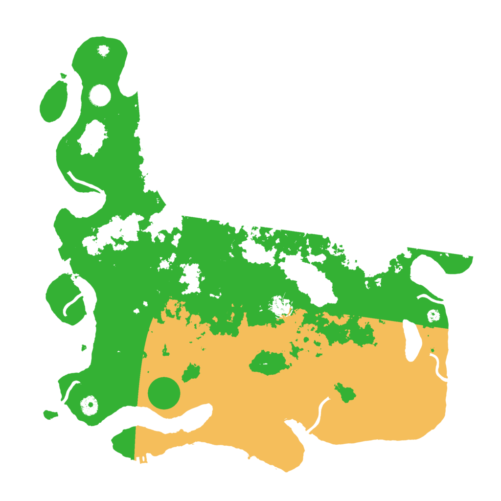 Biome Rust Map: Procedural Map, Size: 4096, Seed: 642194186