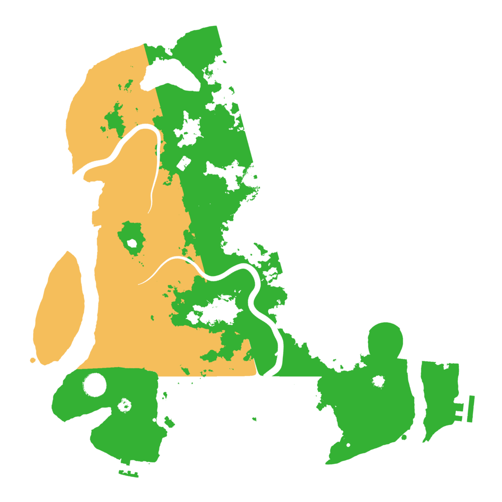 Biome Rust Map: Procedural Map, Size: 3800, Seed: 22553143