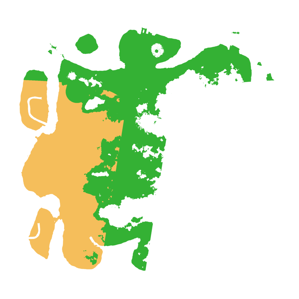 Biome Rust Map: Procedural Map, Size: 3500, Seed: 2160625