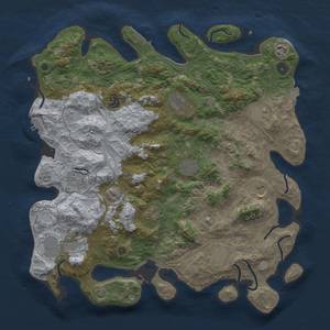 Thumbnail Rust Map: Procedural Map, Size: 4250, Seed: 401818134, 19 Monuments