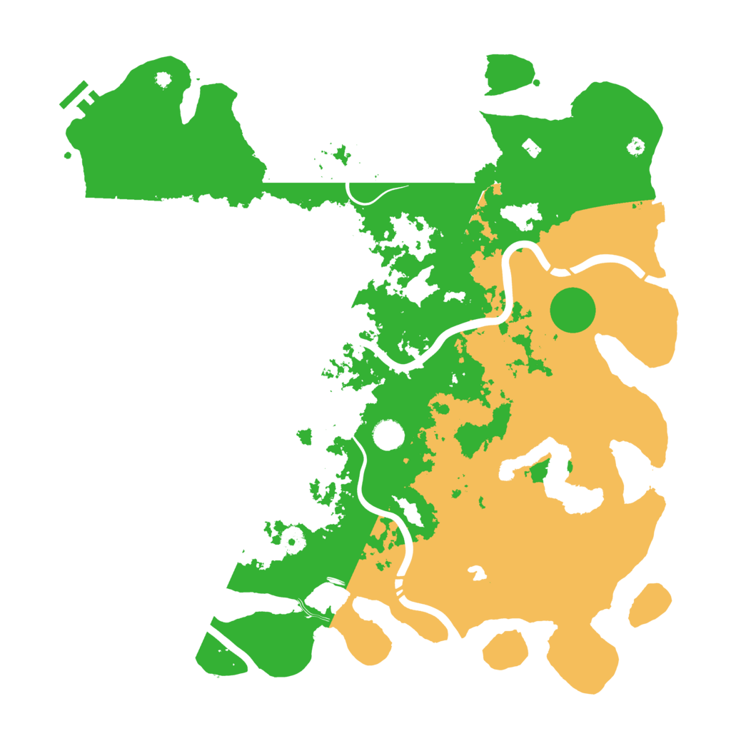 Biome Rust Map: Procedural Map, Size: 4250, Seed: 401818134