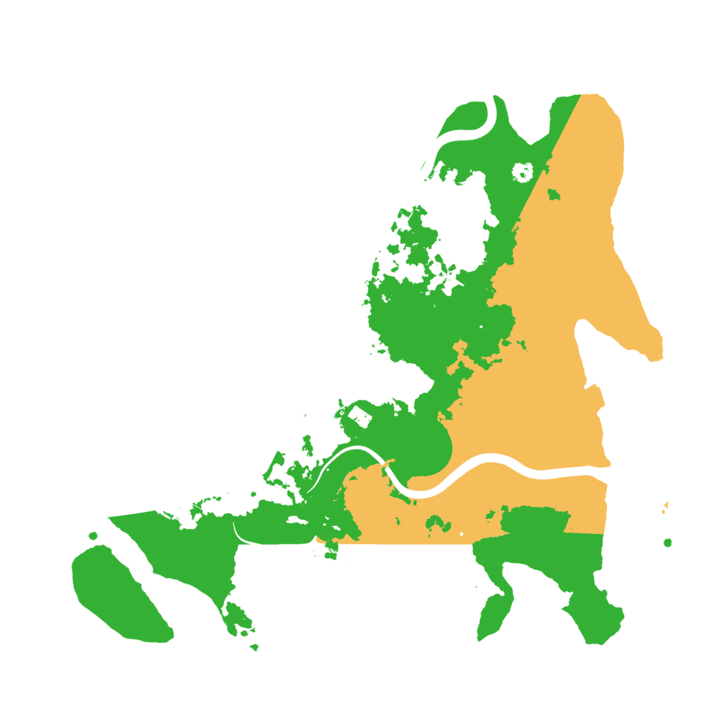Biome Rust Map: Procedural Map, Size: 3500, Seed: 262456070