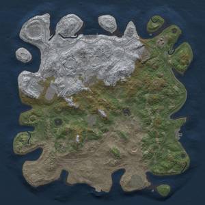 Thumbnail Rust Map: Procedural Map, Size: 4250, Seed: 2118556032, 19 Monuments