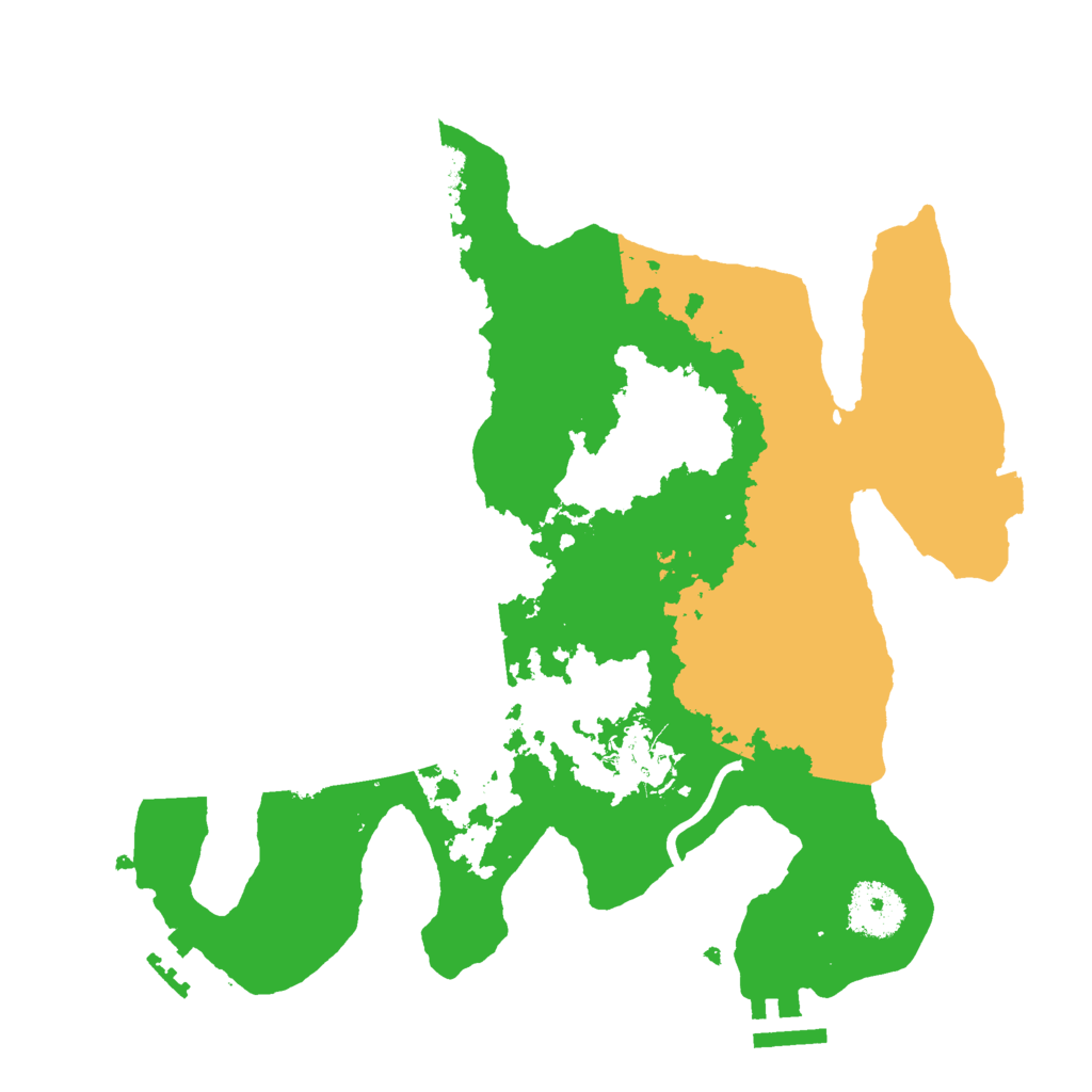 Biome Rust Map: Procedural Map, Size: 3000, Seed: 13085