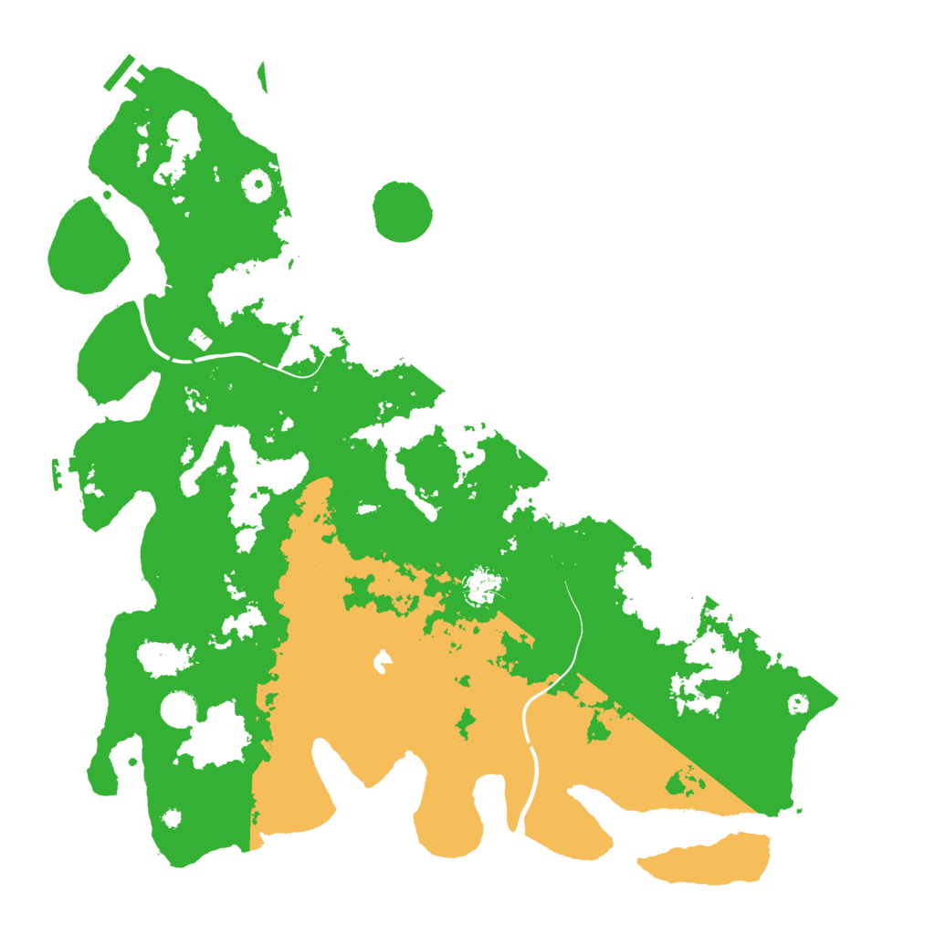 Biome Rust Map: Procedural Map, Size: 4500, Seed: 466511861