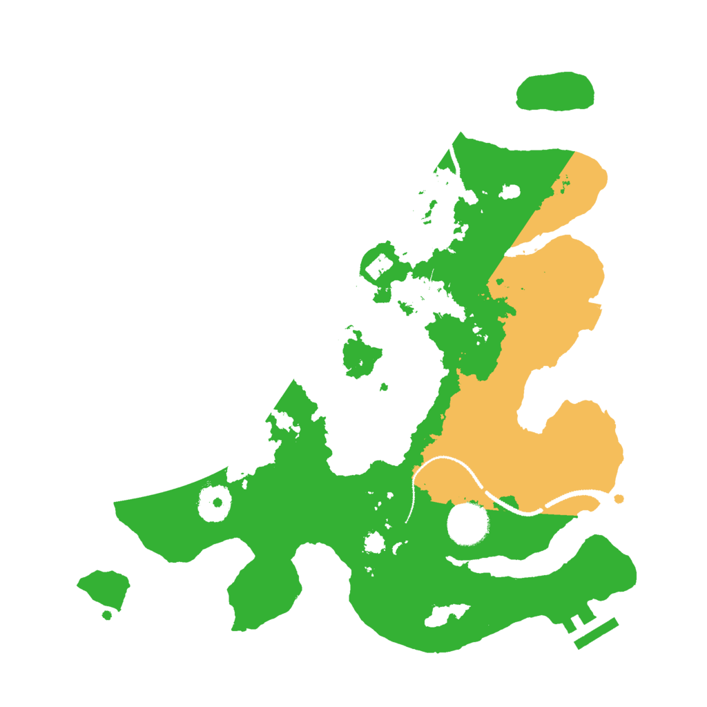 Biome Rust Map: Procedural Map, Size: 3000, Seed: 204667393