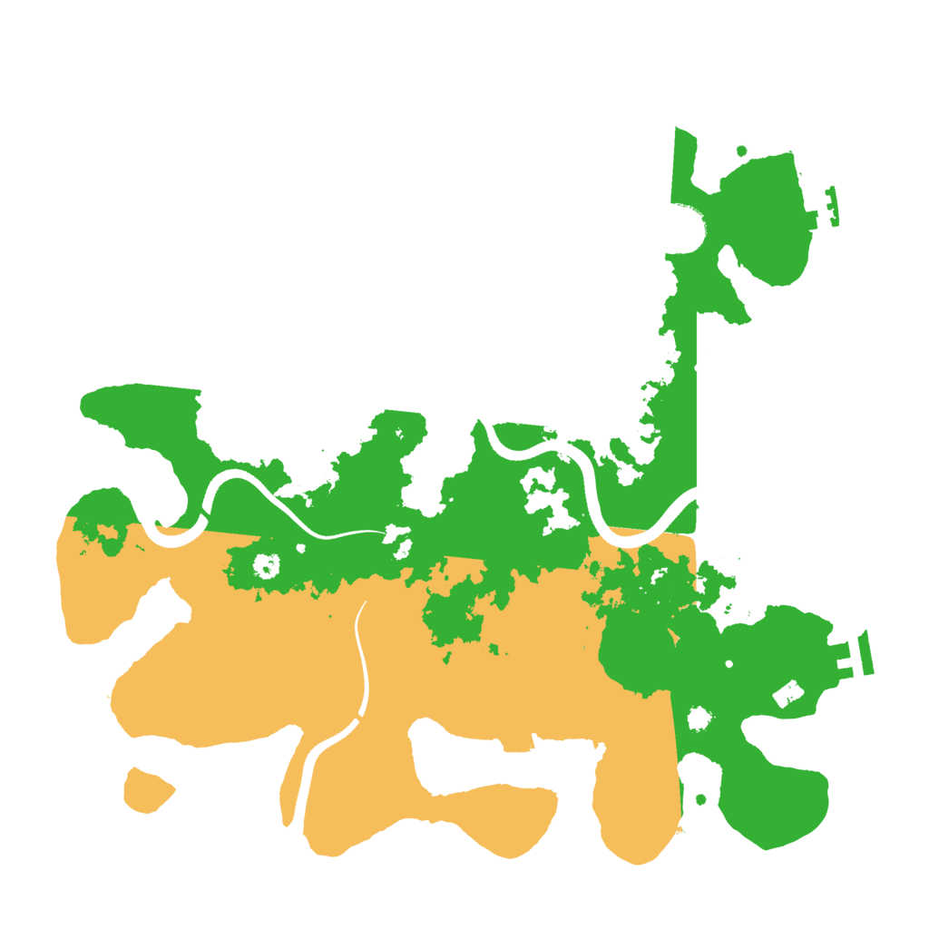 Biome Rust Map: Procedural Map, Size: 3500, Seed: 317171293