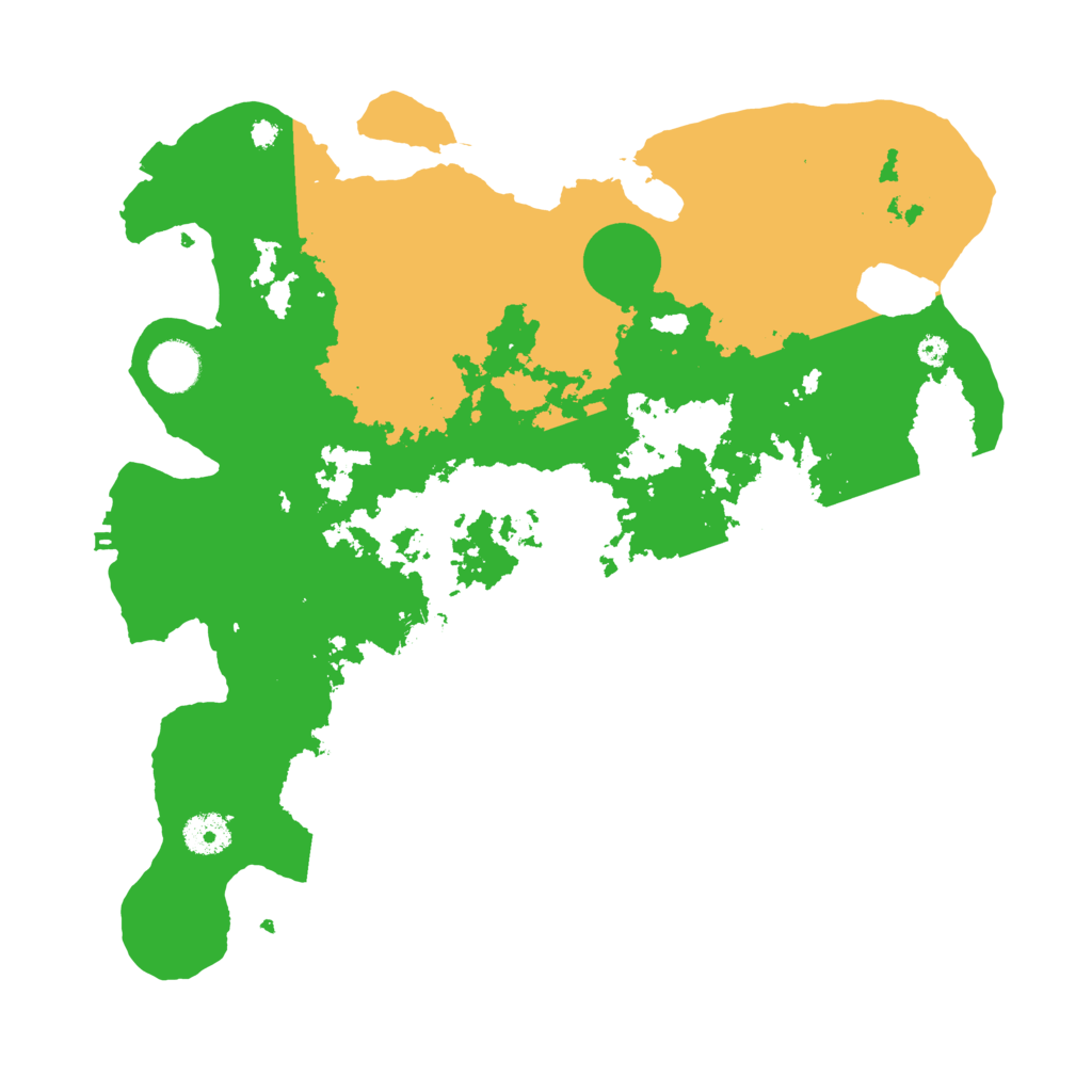 Biome Rust Map: Procedural Map, Size: 3700, Seed: 1208976543