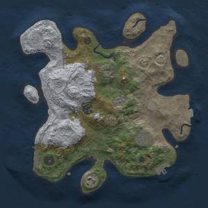 Thumbnail Rust Map: Procedural Map, Size: 3000, Seed: 1178991912, 13 Monuments