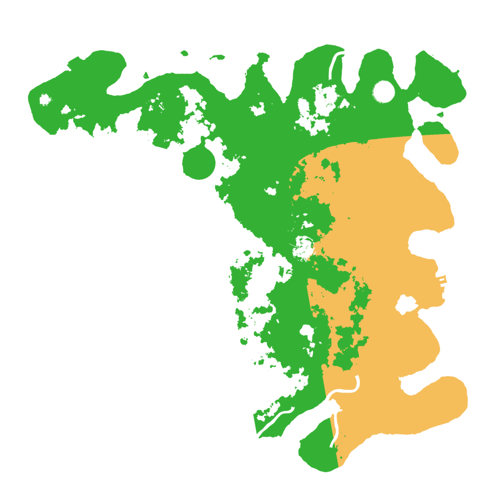 Biome Rust Map: Procedural Map, Size: 4000, Seed: 20442008