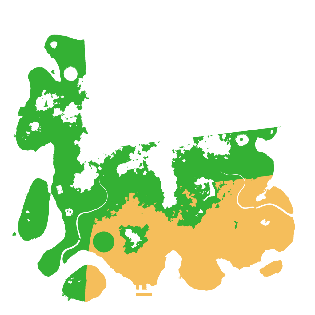 Biome Rust Map: Procedural Map, Size: 4000, Seed: 1000843543