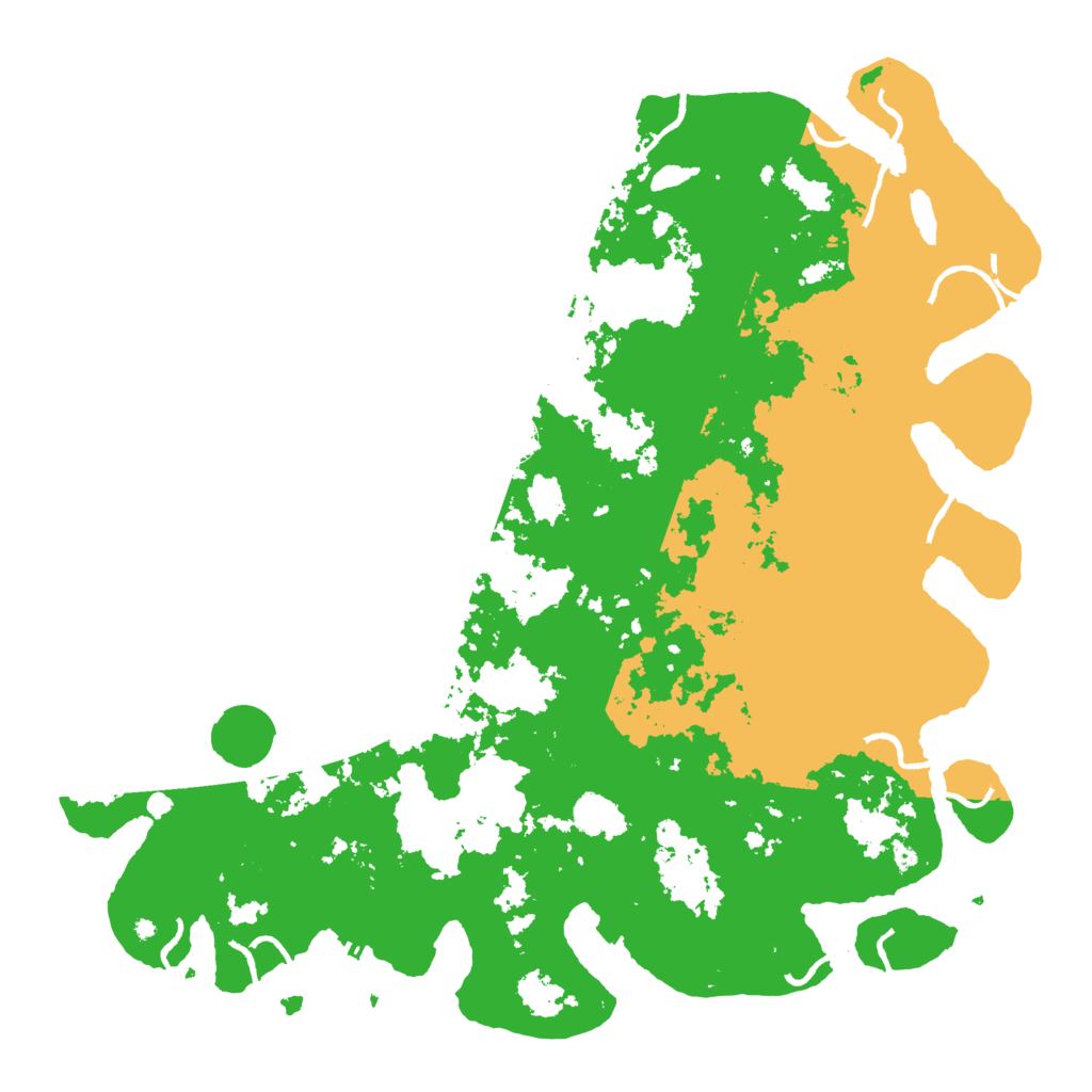 Biome Rust Map: Procedural Map, Size: 5000, Seed: 593995742