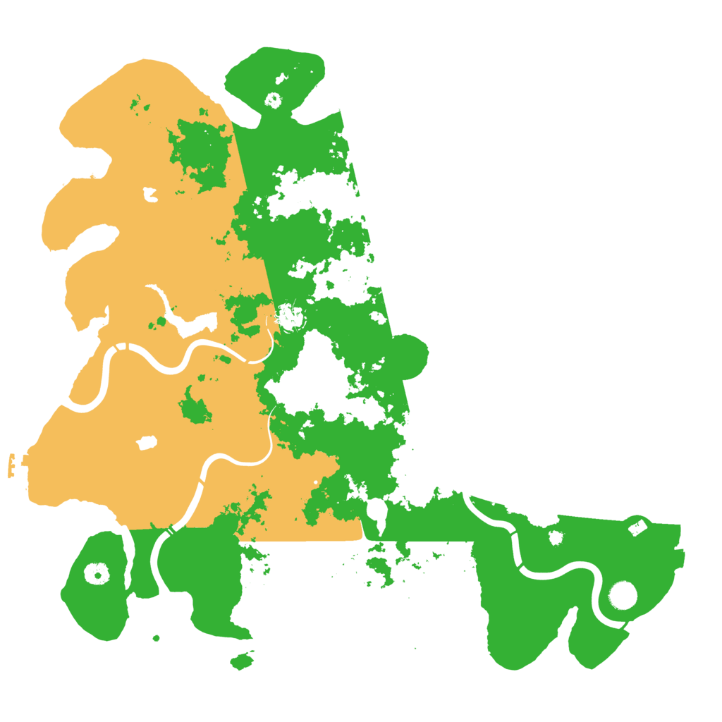 Biome Rust Map: Procedural Map, Size: 4500, Seed: 598958518