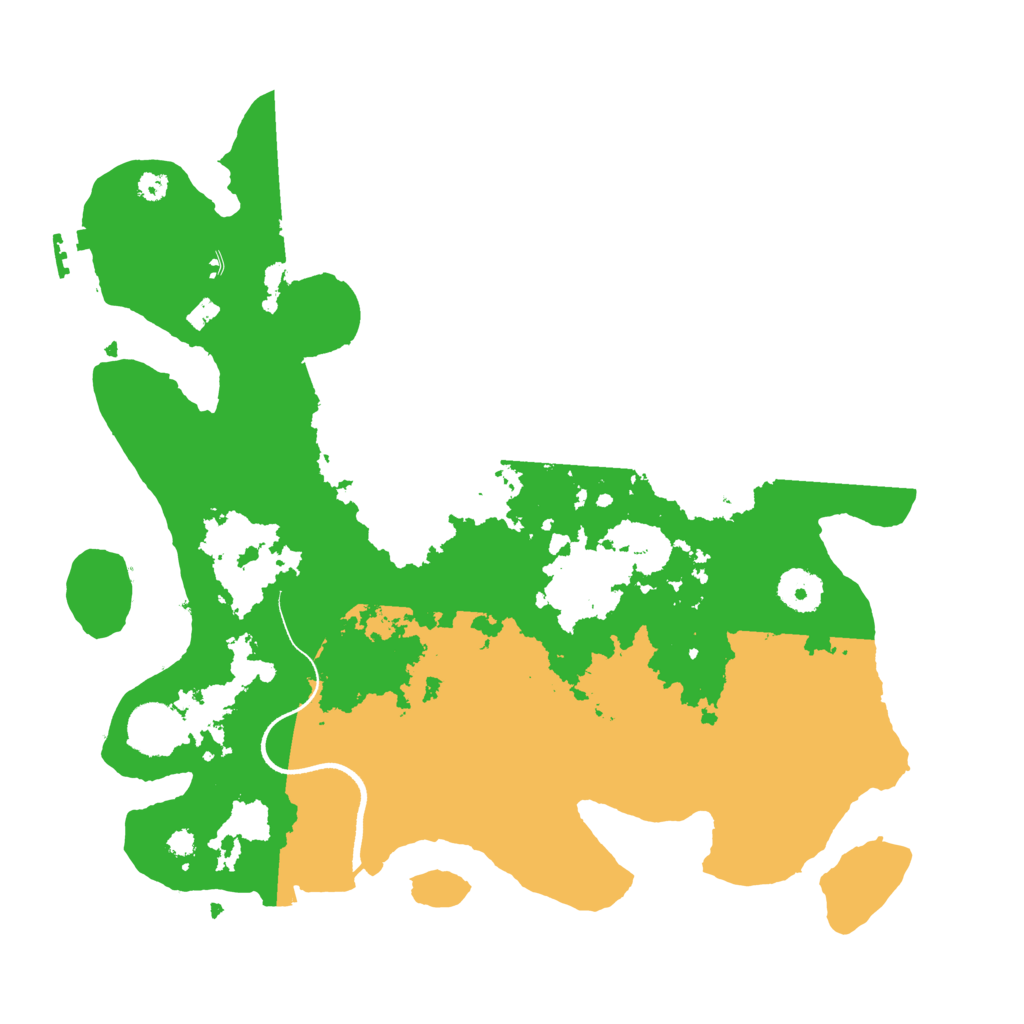 Biome Rust Map: Procedural Map, Size: 3500, Seed: 1599013642