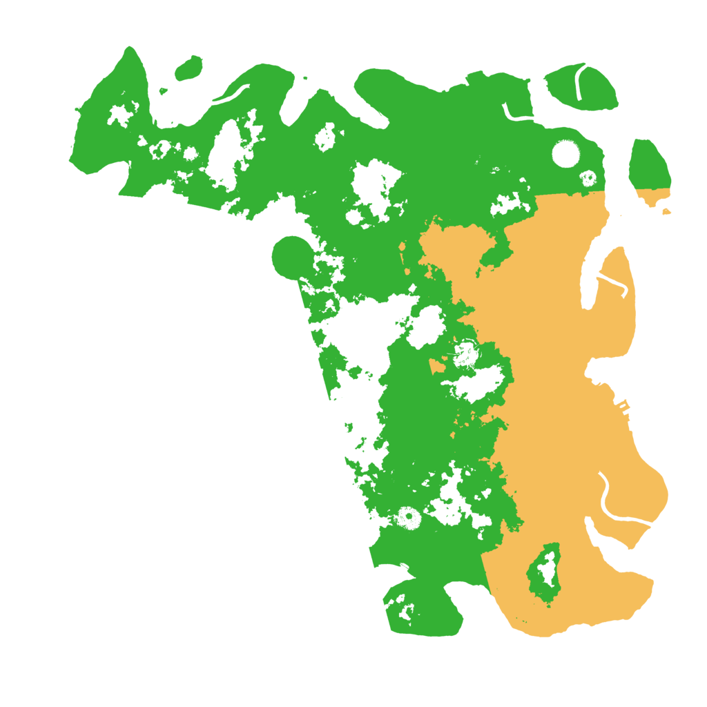 Biome Rust Map: Procedural Map, Size: 4500, Seed: 1702236451